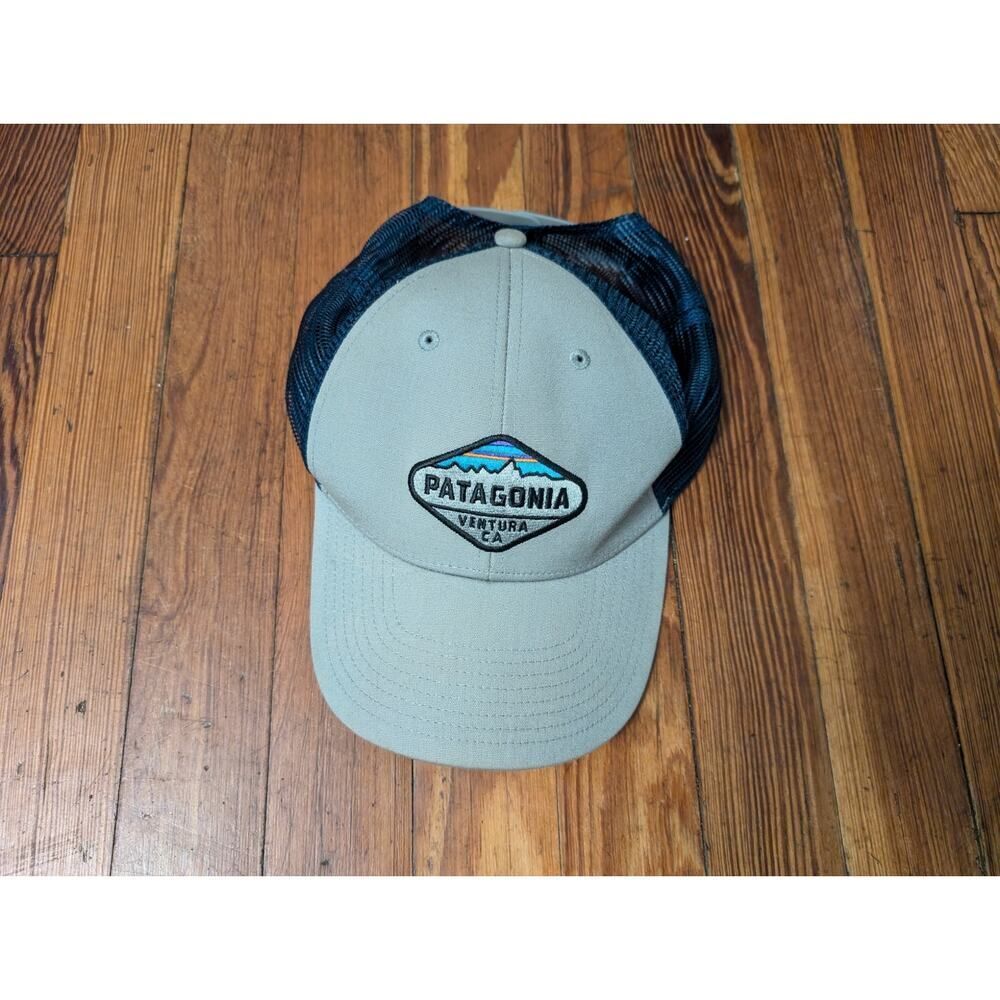 Patagonia Blue Trucker Hat in good condition,
